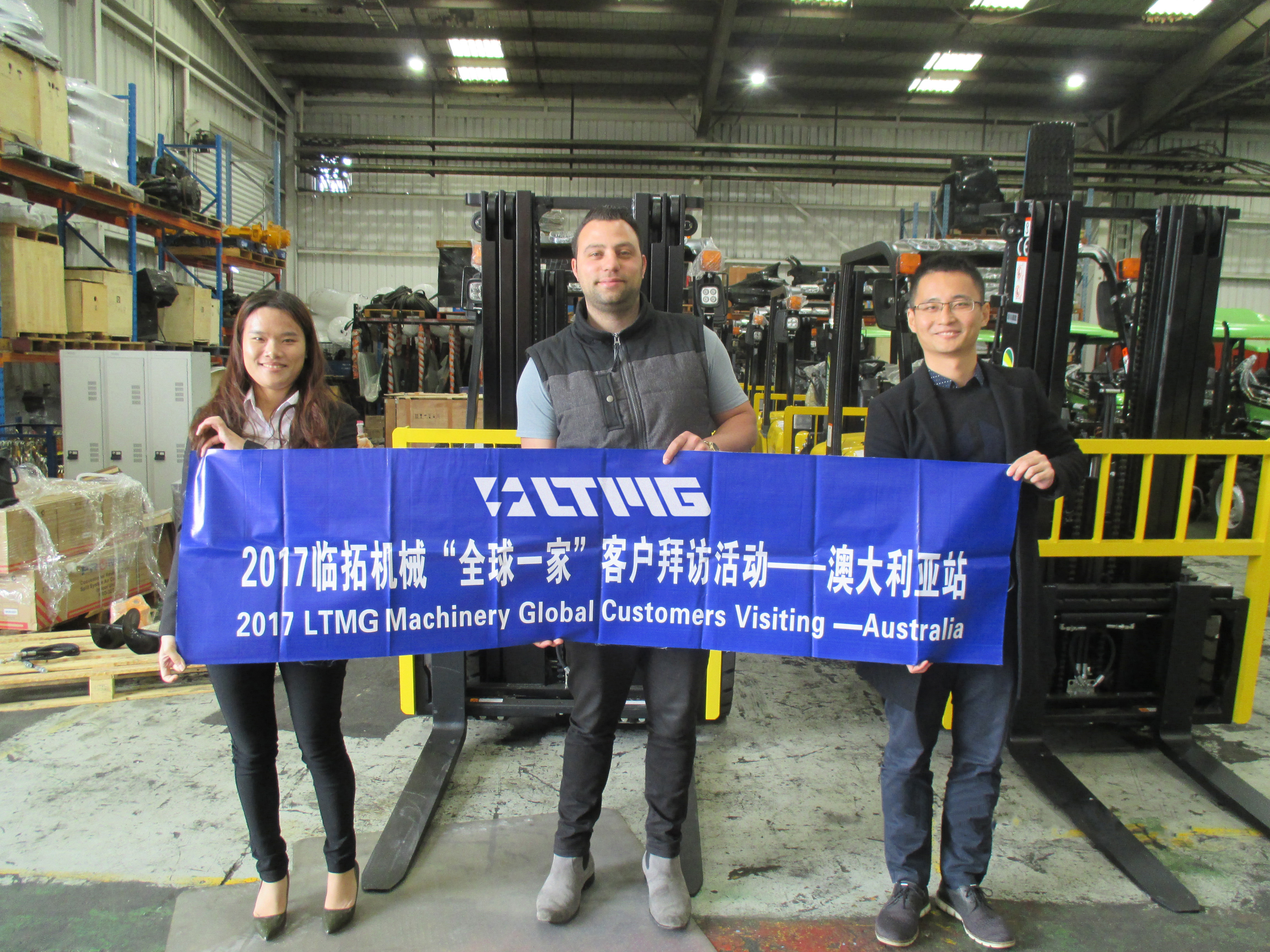 LTMG customer support visit in Australia