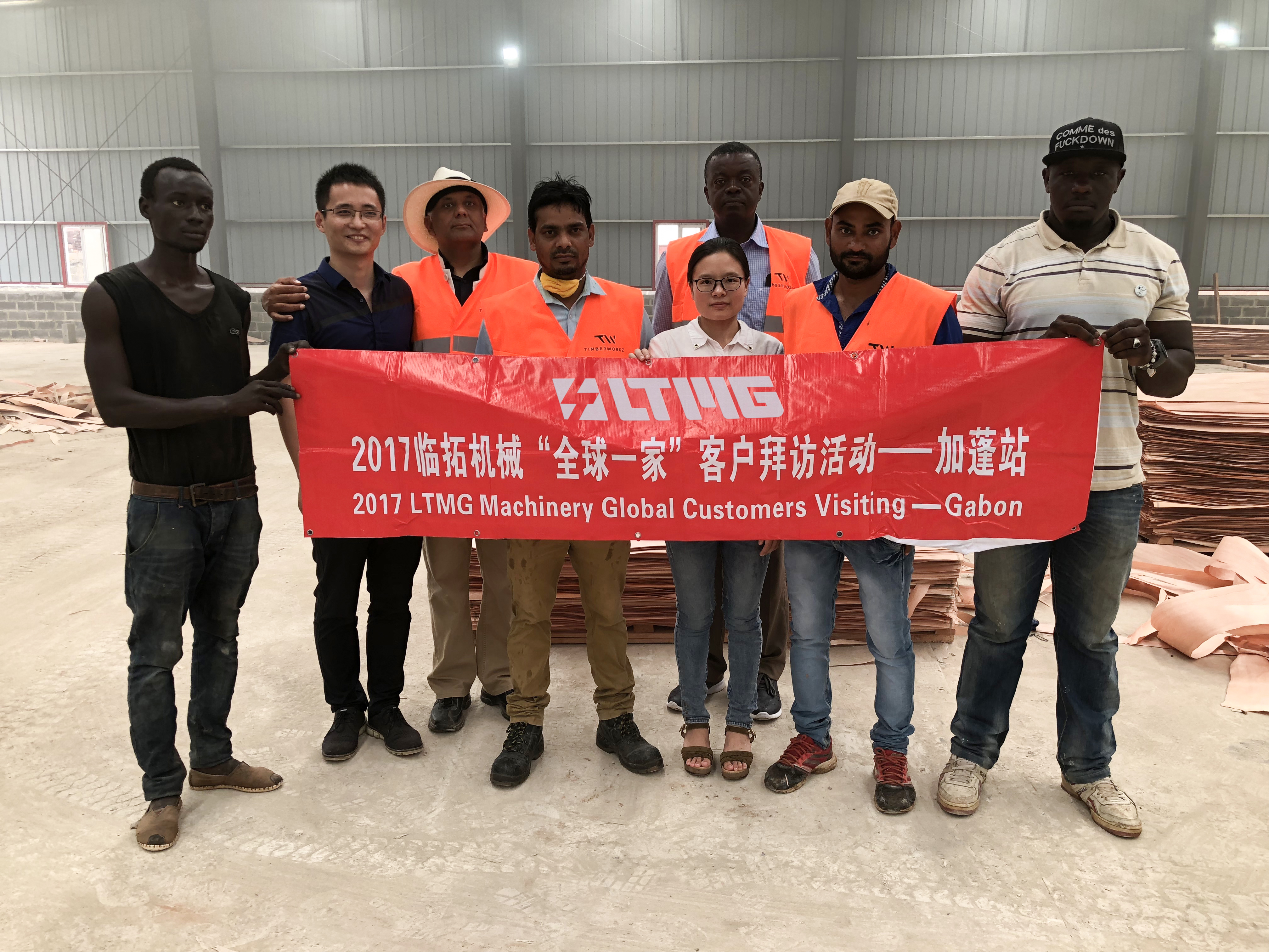 LTMG customer support visit in Gabon
