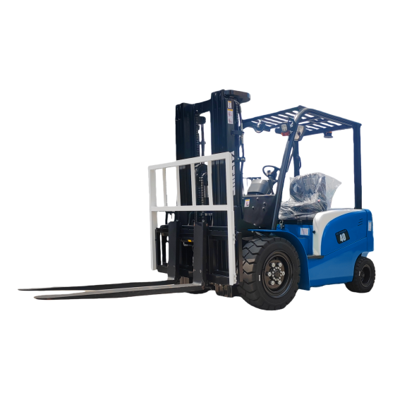 Ein elektrogabelwagen, sofort