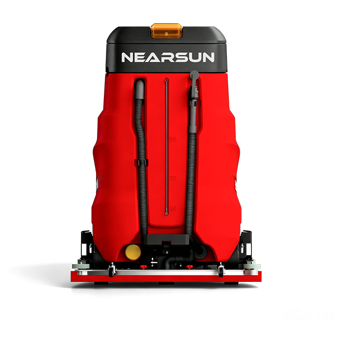 Automatic brush loading/unloading and a cleaning-fluid proportioning system reduce brush handling and cleaning-agent dosing steps.